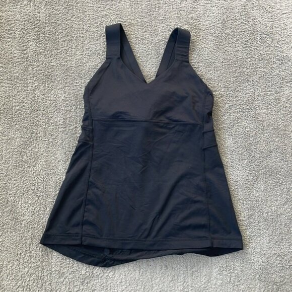 lululemon athletica Tops - EC Lululemon Black Push Your Limits Tank - Size 10
